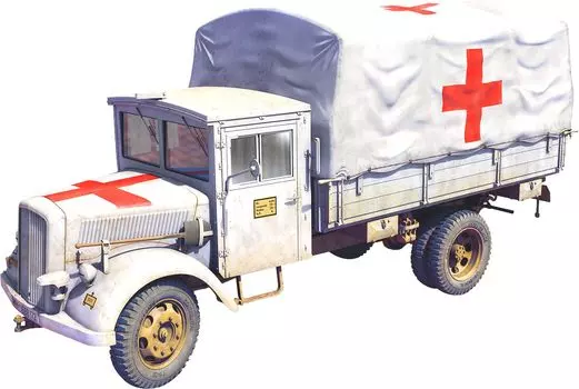 Miniart L701 немецкий 3-тонный грузовой автомобиль пластиковая модель MA35450 1/35