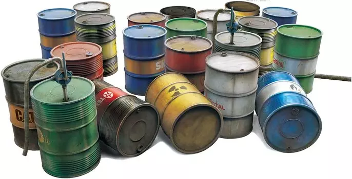 Miniart Modern Drum Can 200L Пластиковая модель MA49009 1/48