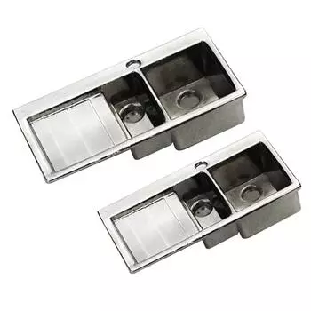 Miniature Dollhouse Alloy Wash Basin Simulation Bathroom Lavabo Sink Toys 44*23mm