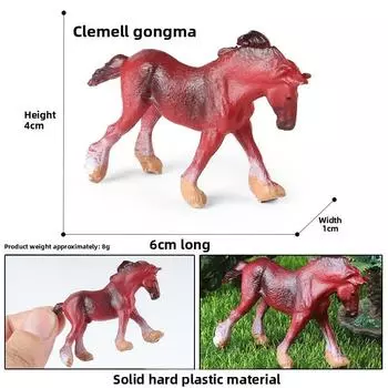 Miniature Hanoverian Horse Wild Animal Model Toy For Kids Play Learning And Mini Cladell Stallion