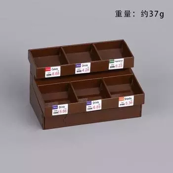 Miniature Mini Edible Play Breadboard Shelf Doll Real Snack Model Children S Play House Toy Scene Small Ornament