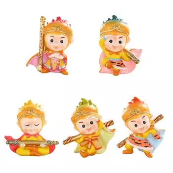 Miniature Resin Figurine Monkey Sculpture Balcony Monkey Statue Small