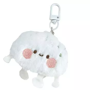 Miniature Stuffed Bun/Dumpling/Sushi Keychain Adorable Plush Food Doll Pendant Unique Gift for Children and Collectors A