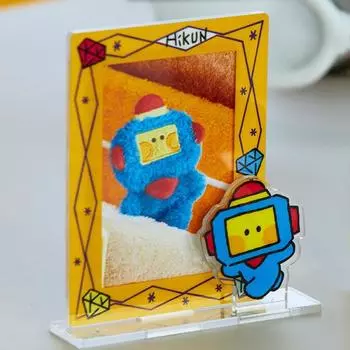 Миниатюрная акриловая подставка для фотокарточек Line Friends truz hikun