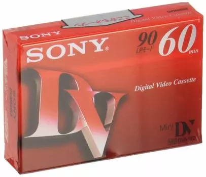 Миниатюрная цифровая видеокассета Sony DVM60R3, 1 том