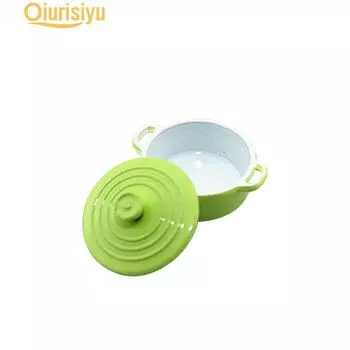 Миниатюрная цветная супница конфетного цвета, кукольный домик, аксессуар, подарочная кастрюля, игрушка, самодельные миниатюры для кукольных домиков фиолетовый