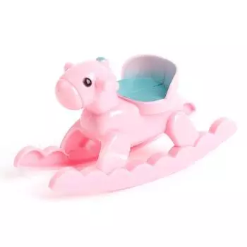 Миниатюрная детская кроватка и деревянная лошадь для детей, подарок для девочек, декор для кукольного домика