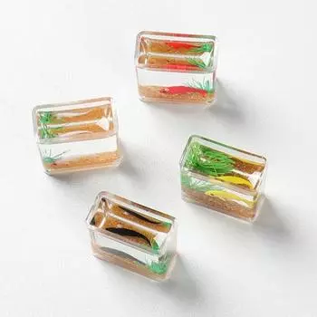 Миниатюрная фигурка аквариума 3D акриловый мини аквариум настольный орнамент аквариум