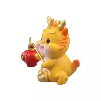 Миниатюрная фигурка дракона из смолы, дракон зодиака, китайский дракон зодиака, украшение для автомобиля, автомобильные аксессуары 05