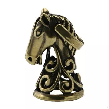 Миниатюрная фигурка лошади, украшение, латунная статуя, коллекционная скульптура, подвеска для стола