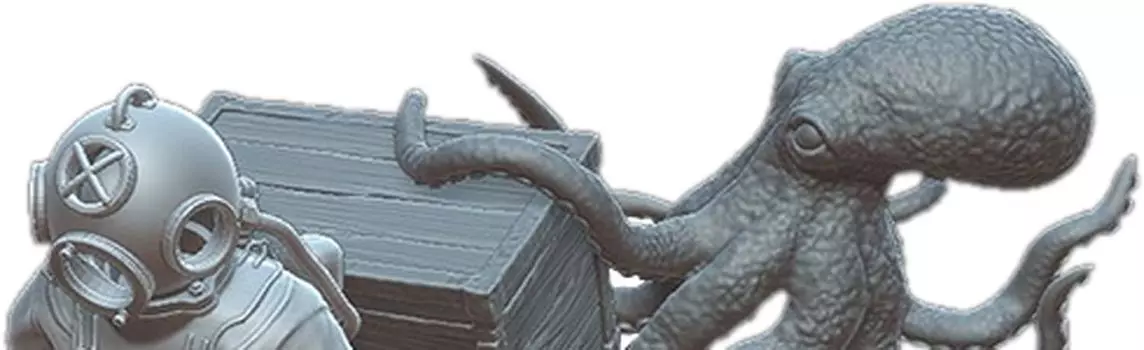 Миниатюрная фигурка Mantis из серии Discovery of Treasure Under the Sea, набор из смолы Man35182 1/35