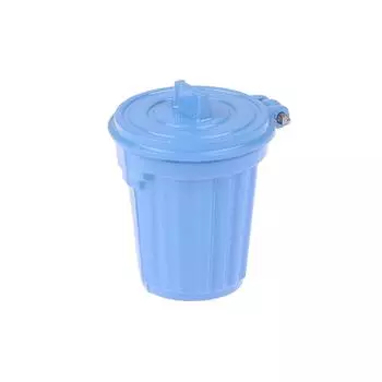 Миниатюрная игрушечная модель, сцена, кукольный домик, аксессуары, мини-деревянный мусорный бак, мусорное ведро