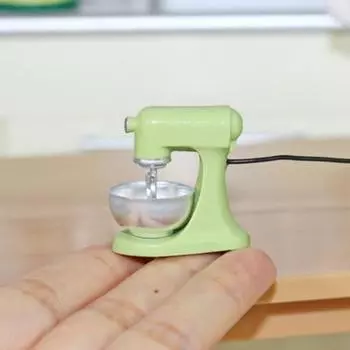 Миниатюрная кухня Современная модель смесителя Мебель Аксессуары орнамент Миниатюрные аксессуары Блендер орнамент 1pcs розовый