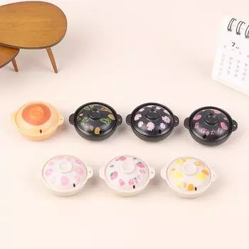 Миниатюрная кукольная кухонная утварь Кухонная утварь Мини-кастрюля Котел Кастрюля Аксессуары для кукольного дома