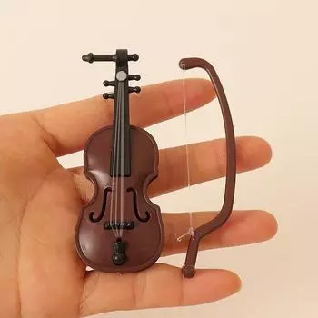 Миниатюрная кукольная скрипичная опора для сцены OB11 Violin model set