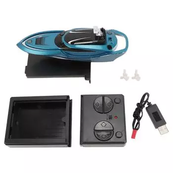 Миниатюрная лодка с дистанционным управлением 2,4 ГГц RC электрическая модель лодки с дистанционным управлением для детей