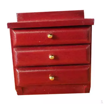 Миниатюрная мебель для кукольного домика 1/12, двуспальная кровать, украшения для кукольного дома, аксессуары 5.5x5x3.5cm