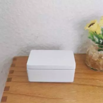 Миниатюрная модель игровой сцены с едой, аксессуары для кукольного дома, квадратная мини-коробка, коробка для хранения, коробка для конфет розовый