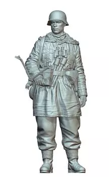 Миниатюрная модель немецкого танка СС MG42, Вторая мировая война, пулеметчик, Восточный фронт, 1943 г., набор из смолы, цветное литье, 1/35 LM-35003