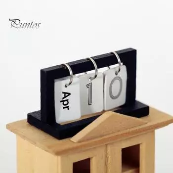 Миниатюрная модель, высокая имитация, трехмерная цифровая печать, изысканные детали, креативный кукольный домик, настольный календарь, орнамент, подарок для детей