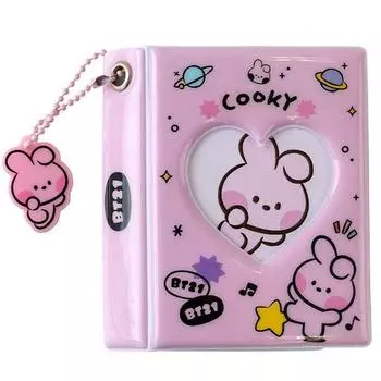 Миниатюрная папка для фотографий BT21 Line Friends, COOKY, 16 листов