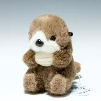 Миниатюрная плюшевая игрушка «Сидящая морская выдра» Takenoko 88815