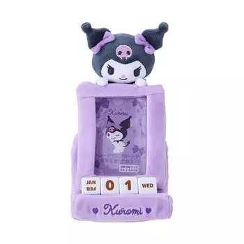 Миниатюрная плюшевая столешница Sanrio Perpetual Calendar Kuromi 454621