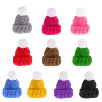 Миниатюрная шапка-бини в масштабе 1/12 для кукольного домика, украшение для шапки для скейтбординга