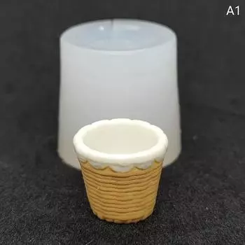 Миниатюрная ваза для кукольного домика Силиконовая форма для кукольного домика Украшения для дома Аксессуары для кукольного домика Орнамент