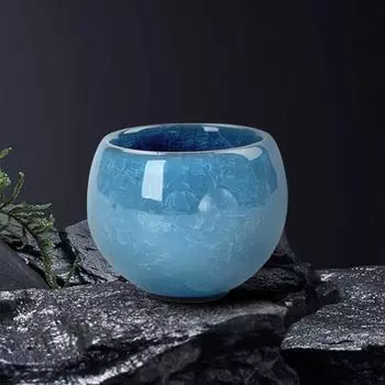 Миниатюрная винтажная чашка для чая со льдом и трещинами Китайская чайная чашка в стиле кунг-фу, чайная чашка, кофейная кружка, чашки для эспрессо, набор из чайника и чашек 140ml