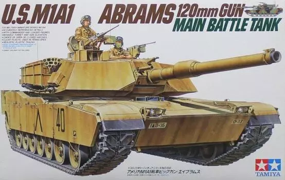 Миниатюрная военная серия Tamiya M1A1 Abrams 1/35