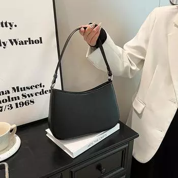 Миниатюрная женская сумка через плечо из искусственной кожи, однотонная, с застежкой-молнией, универсальная, высокого качества, новая мода