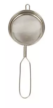 Миниатюрное сито Trifri с защитой от ржавчины премиум-класса с мелкой сеткой из нержавеющей стали сито для порошка чая маття маленькие круглые принадлежности для выпечки 9” x 3.4” inches серебряный