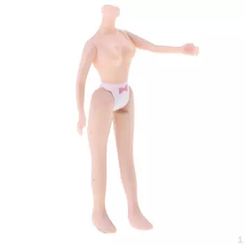 Миниатюрное телесное тело куклы 7,5 см для изготовленной на заказ игрушки для ролевых игр