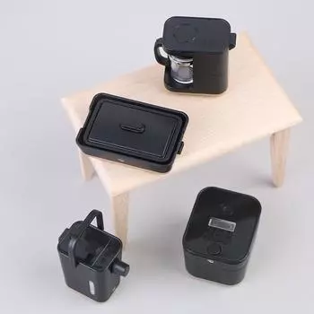 Миниатюрное украшение для кукольного домика, украшение для мини-кухни, электрическая игрушка