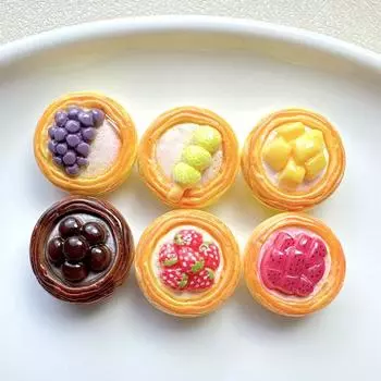 Миниатюрные аксессуары из смолы для фруктовых пирогов: Крем-клей, чашка для воды своими руками, шпилька для волос, ободок, подвесные украшения, украшение для обуви.