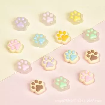 Миниатюрные аксессуары из смолы «Кошачий коготь» для самостоятельного изготовления чехла для телефона и украшения сумки-благословения. null розовый