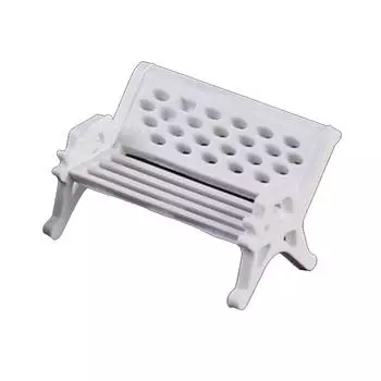 Миниатюрные деревянные садовые стулья, скамейки, мебель для парка 1.5cm