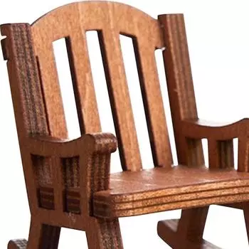 Миниатюрные фигурки лягушка ручная работа своими руками микро кресло-качалка дизайн кресла-качалки с книгой кофе украшение для дома спальни офиса