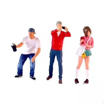 Миниатюрные фигурки в масштабе 1/64,Миниатюрные фигурки,Мини-архитектурный реквизит из смолы,Фигурки людей,Мальчик