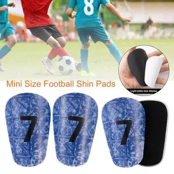 Миниатюрные футбольные щитки для голени Маленькие футбольные щитки для подростков и взрослых Жесткие S