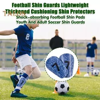 Миниатюрные футбольные щитки для голени Маленькие футбольные щитки для подростков и взрослых Жесткая защита ног для тренировочных матчей по футболу S