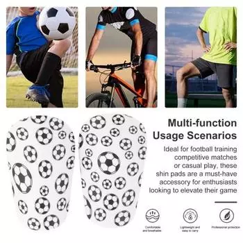 Миниатюрные футбольные щитки для голени, очень маленькие щитки для защиты голени, защитные щитки для футбола, для мужчин и женщин, для тренировок и соревнований S чёрный