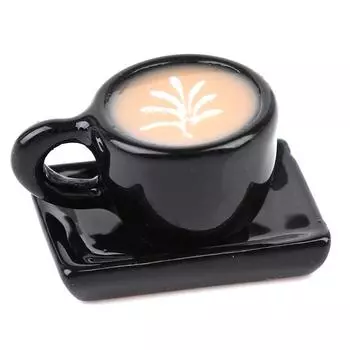 Миниатюрные игрушки для латте, аксессуары для кукольного домика, кофейные чашки