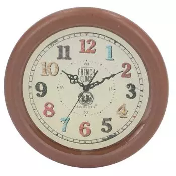 Миниатюрные круглые настенные часы для кукольного домика из цветной смолы, переносные аксессуары для кукольного домика для 1:12