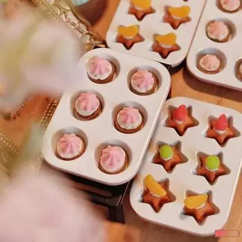 Миниатюрные модели тортов для кукольного домика Мини-торты в форме для ролевых игр Декор кухни Миниатюрные торты для пекарен Кофейни Миниатюрные сцены A