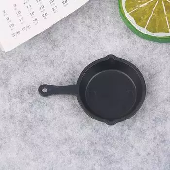 Миниатюрные сковородки для кукольного домика для 12-го кукольного домика Кухонные принадлежности as the picture