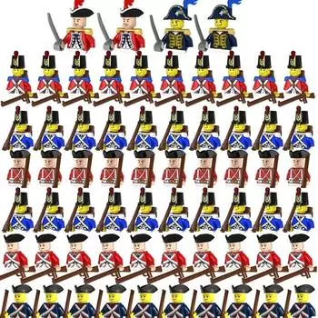 Миниатюрные строительные блоки солдата Имперского флота времен Второй мировой войны, фигурки пиратов Карибского моря, кирпичи, развивающие игрушки для мальчиков, рождественский подарок