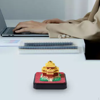 Миниатюрный 3D-календарь из бумаги для домашнего и офисного декора 2025 EnglishCalendar