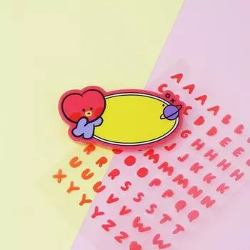 Миниатюрный акриловый значок Line Friends BT21 TATA